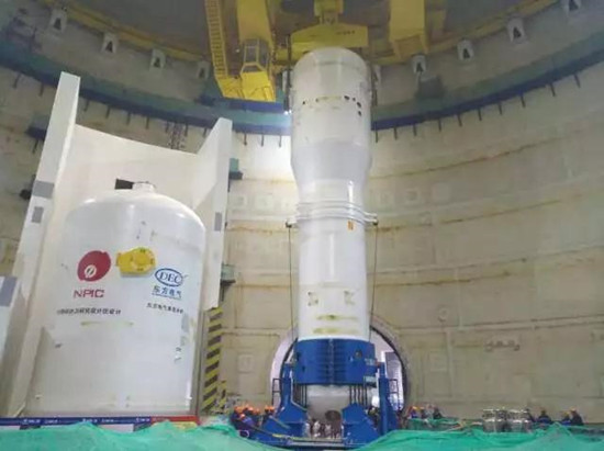 福清核電“華龍一號”首堆示范工程三臺蒸汽發生器全部就位