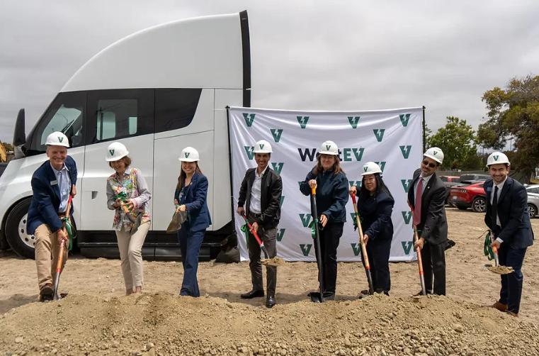 WattEV在加州奧克蘭港建設(shè)第六座電動卡車充電站