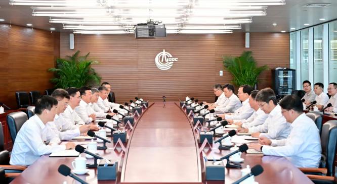 中國海油與中國大唐高層會談！