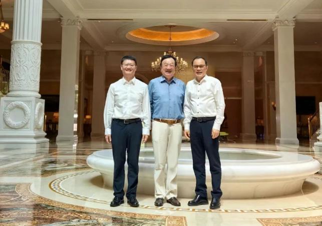 中國長安汽車集團董事長，拜訪任正非