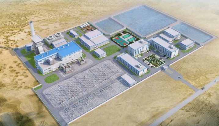 中國電建承建哈薩克斯坦重型燃機電站項目開工