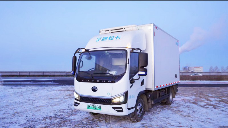 低溫+高海拔!未勢能源聯合宇通輕卡,完成極端復雜工況測試驗證